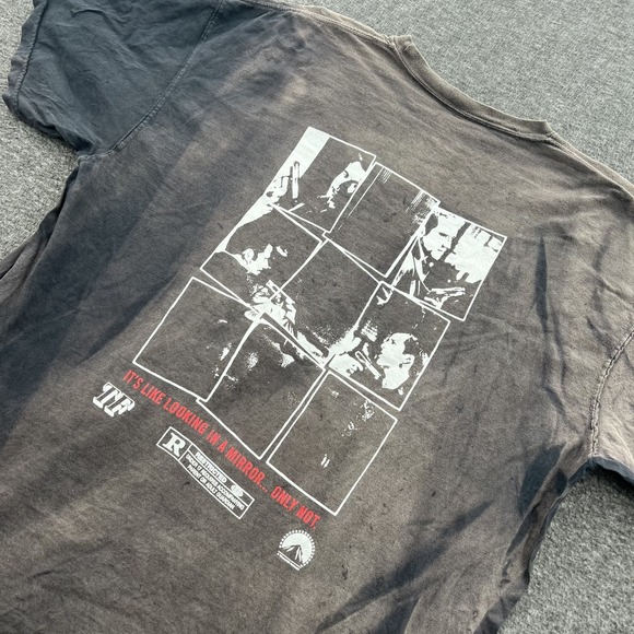 Face Off Movie T Shirt Mens 2XL John Travolta Nicholas Cage Sun Faded Distressed - Picture 1 of 8